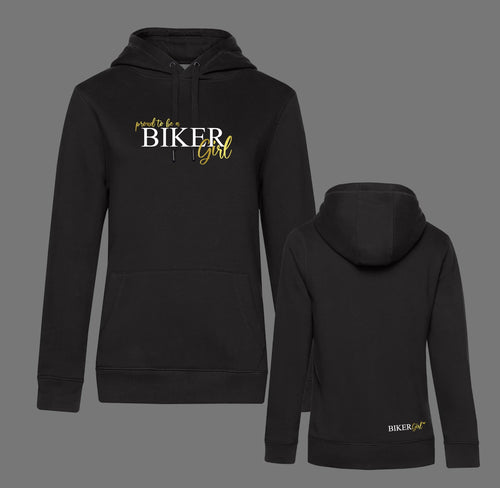 Premium Hoodie "Proud BIKER Girl"